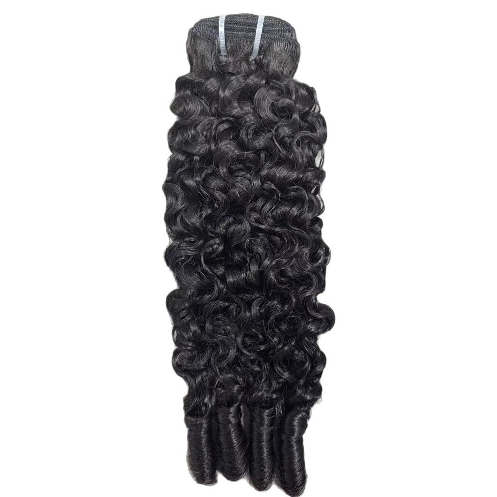 Unprocessed Virgin Hair Bundles Deals Human Hair Extensions 14A Raw Burmese Curly Human Hair Bundles for Black Women Natural Black