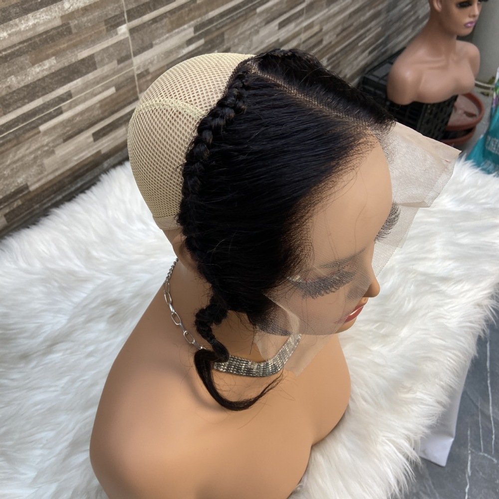 16 Inch Headband Wig 13x4 Lace 100% Human Hair