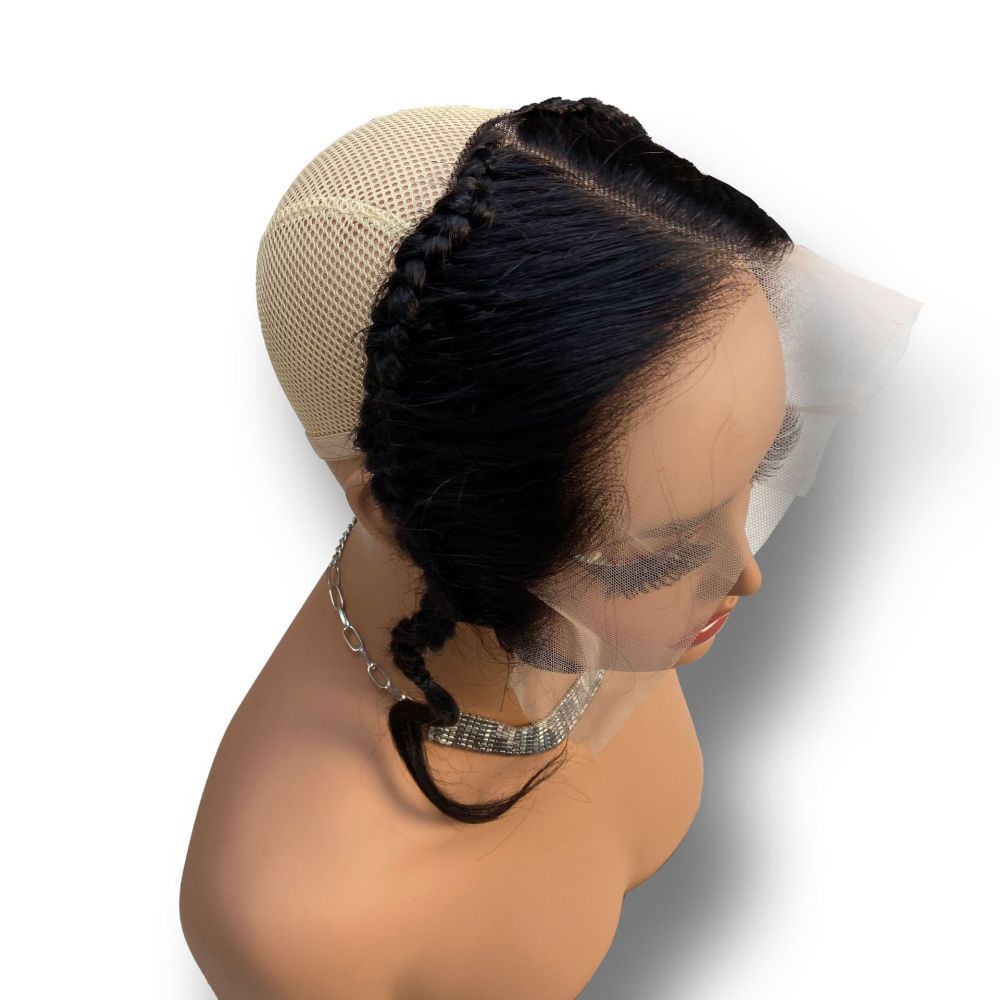 16 Inch Headband Wig 13x4 Lace 100% Human Hair