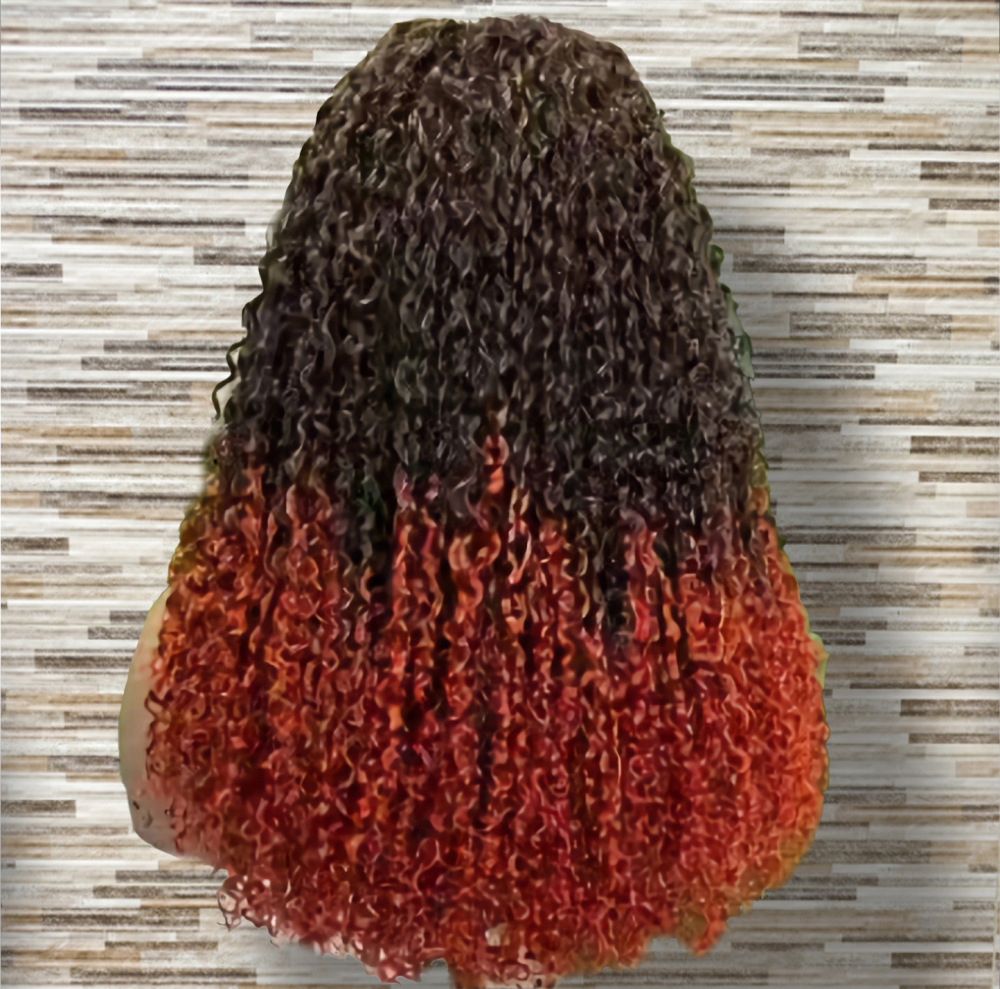 20 Inch Long Side Part Curly Pixie Cut Lace Front Wigs Human Hair For Black Women