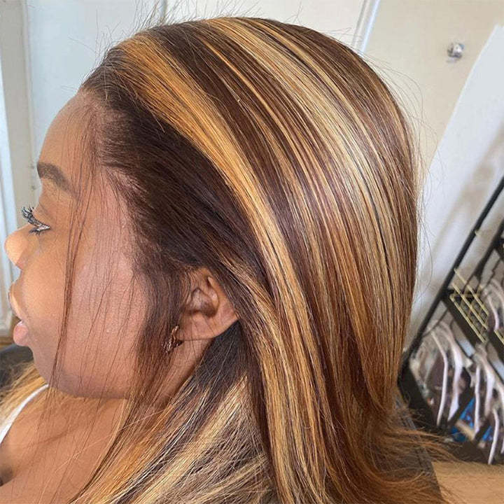 P4/27# 13x4 Lace Frontal Wig Straight Body Wave Deep Wave Water Wave Human Hair
