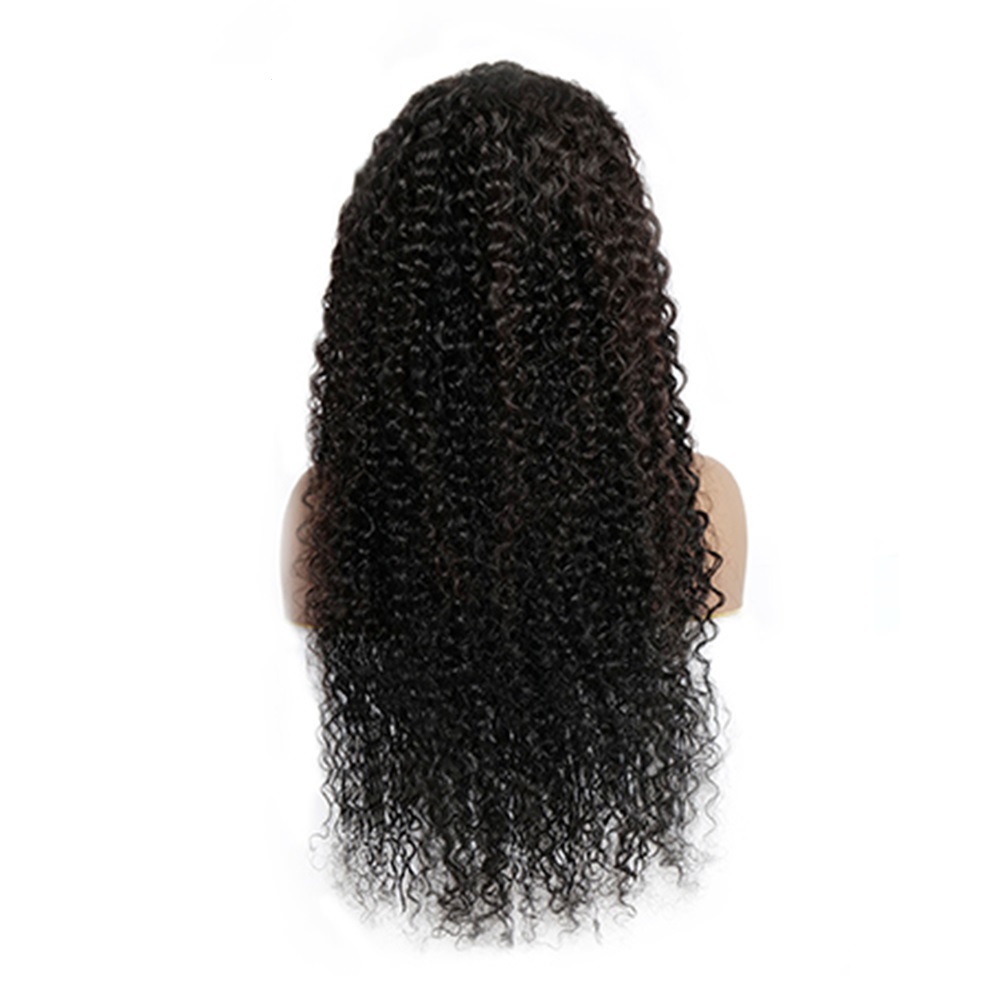 6x67x7 Transparent Lace HumanHair European and American CurlyWave headwear 180%