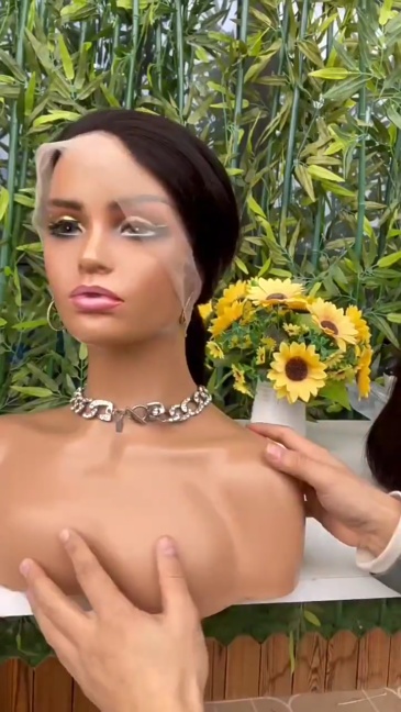 360 Full Lace Frontal Wigs Human Hair Wigs Full Lace Real Person Headgear