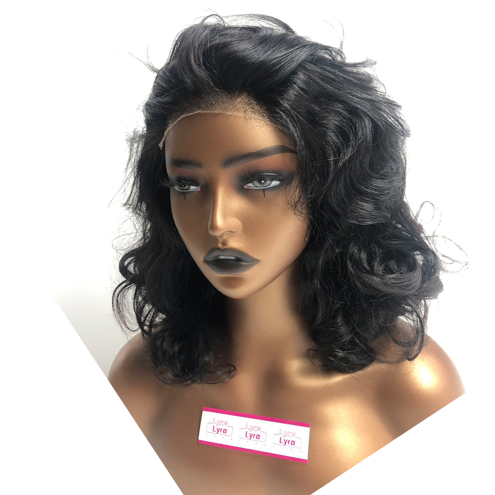 Lyra Hair 300% Density Double Drawn Bouncy Curly Glueless Wigs Human Hair Pre Plucked Pre Cut Ready to Go Natural Hairline and No Glue Needed Wigs