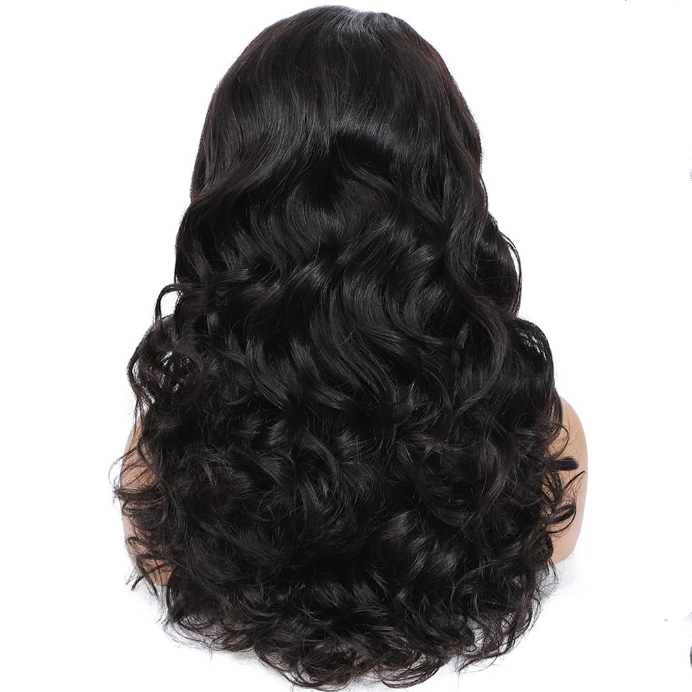 Lyra Hair 300% Density Double Drawn Bouncy Curly Glueless Wigs Human Hair Pre Plucked Pre Cut Ready to Go Natural Hairline and No Glue Needed Wigs