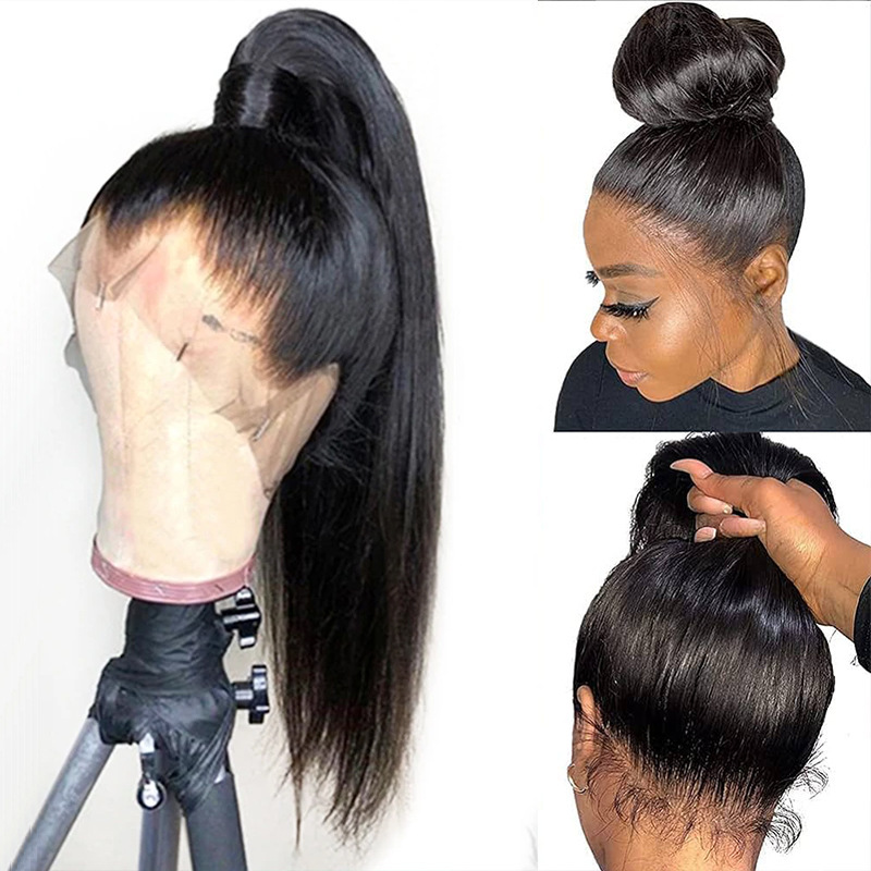 360 Full Lace Frontal Wigs Human Hair Wigs Full Lace Real Person Headgear