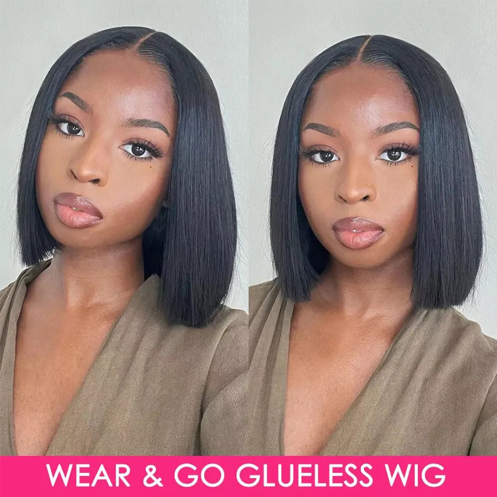 Wear Go Glueless Ready Wig Raw Vietnamese Human Hair Bo b Wig