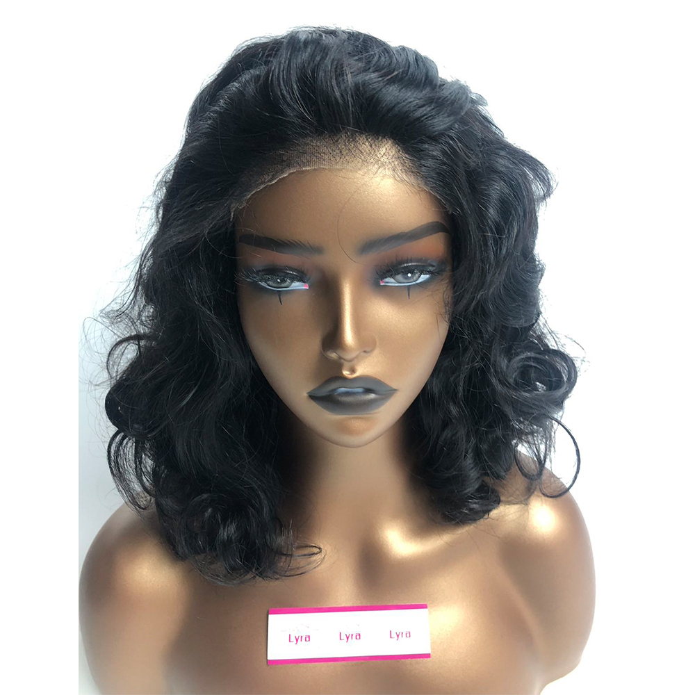 Lyra Hair 300% Density Double Drawn Bouncy Curly Glueless Wigs Human Hair Pre Plucked Pre Cut Ready to Go Natural Hairline and No Glue Needed Wigs