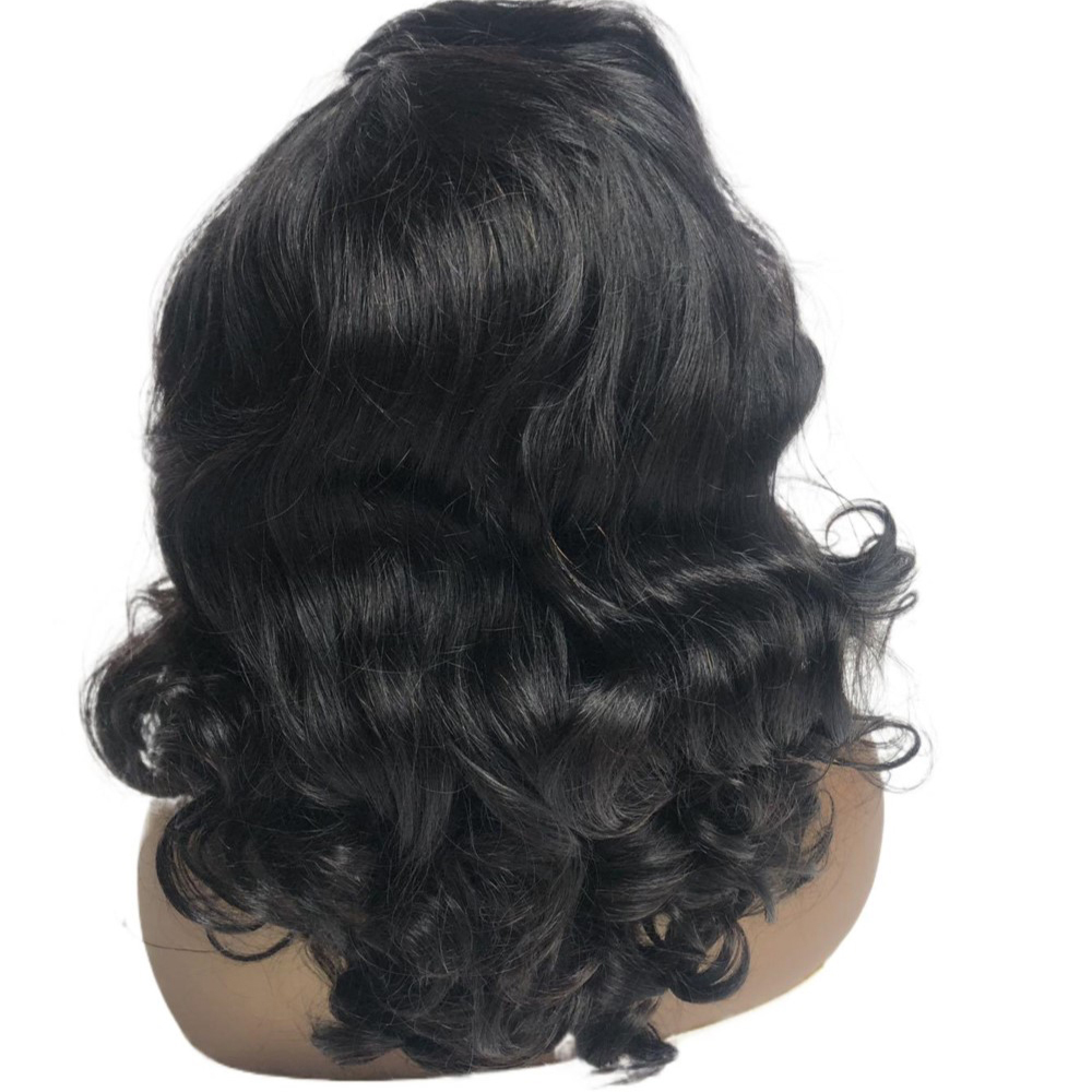 Lyra Hair 300% Density Double Drawn Bouncy Curly Glueless Wigs Human Hair Pre Plucked Pre Cut Ready to Go Natural Hairline and No Glue Needed Wigs