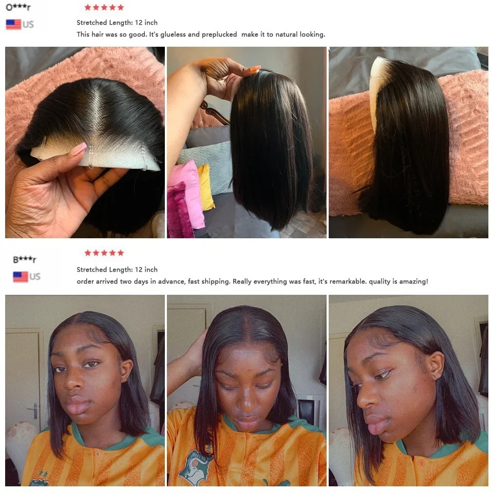 Wear Go Glueless Ready Wig Raw Vietnamese Human Hair Bo b Wig