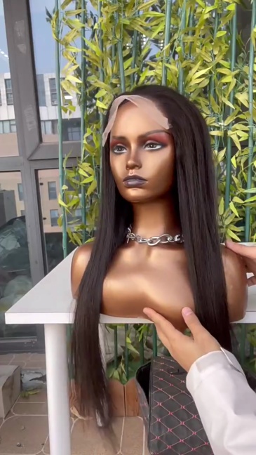 6x6 7x7 HD Straight Lace Frontal Wig Human Hair