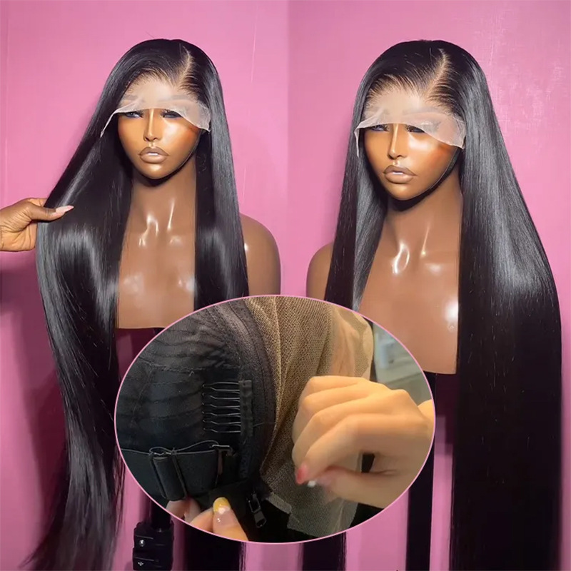 New Zipper Flip Block Human Hair Wig High-quality Human Hair