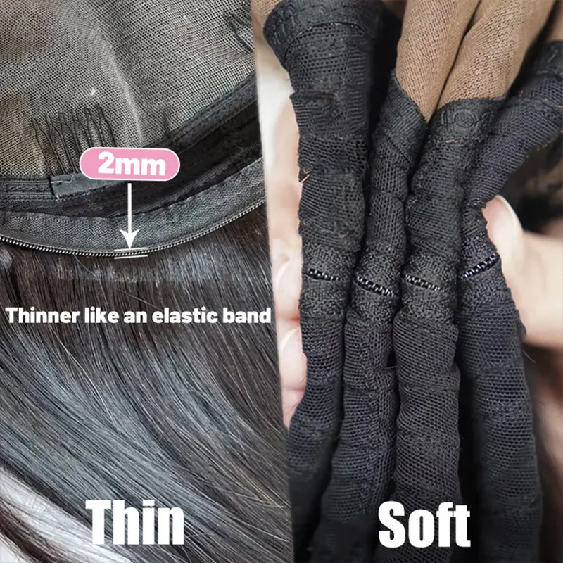 New Zipper Flip Block Human Hair Wig High-quality Human Hair