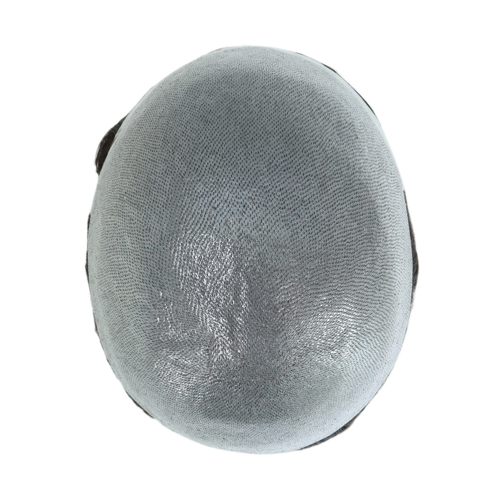 8x10 Inch PU Thin Skin Toupee for Men - Human Hair Replacement System,Natural Look Hair Prosthesis Units for Men, Durable & Breathable Hairpiece