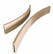 Curved aluminum