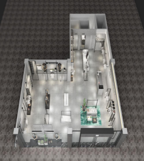 Clothes retail store