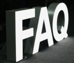 Acrylic signage