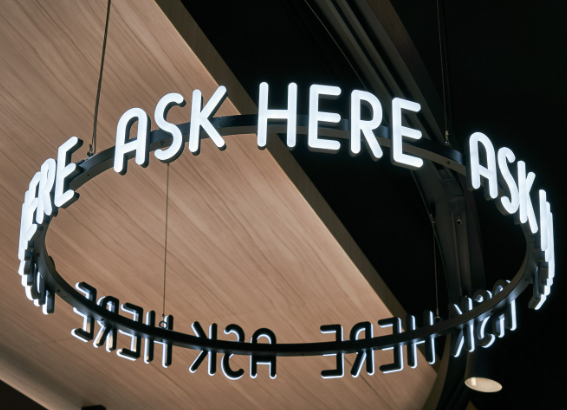 Acrylic signage