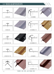 Decorative wall panels - Accessories - Metal trims