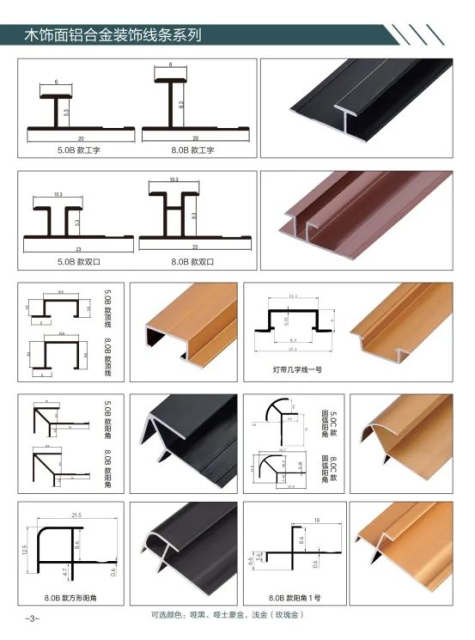Decorative wall panels - Accessories - Metal trims