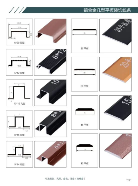 Decorative wall panels - Accessories - Metal trims