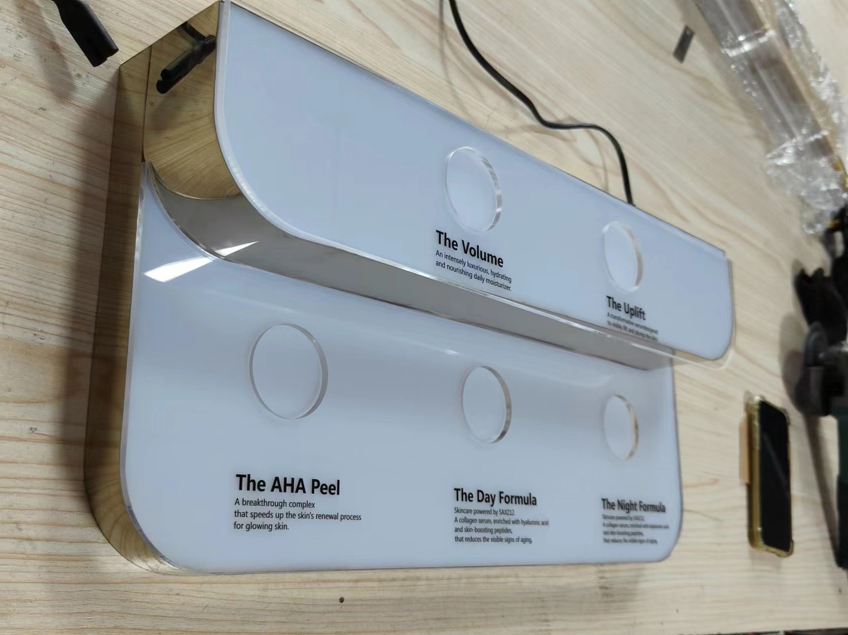 Acrylic Display Counter