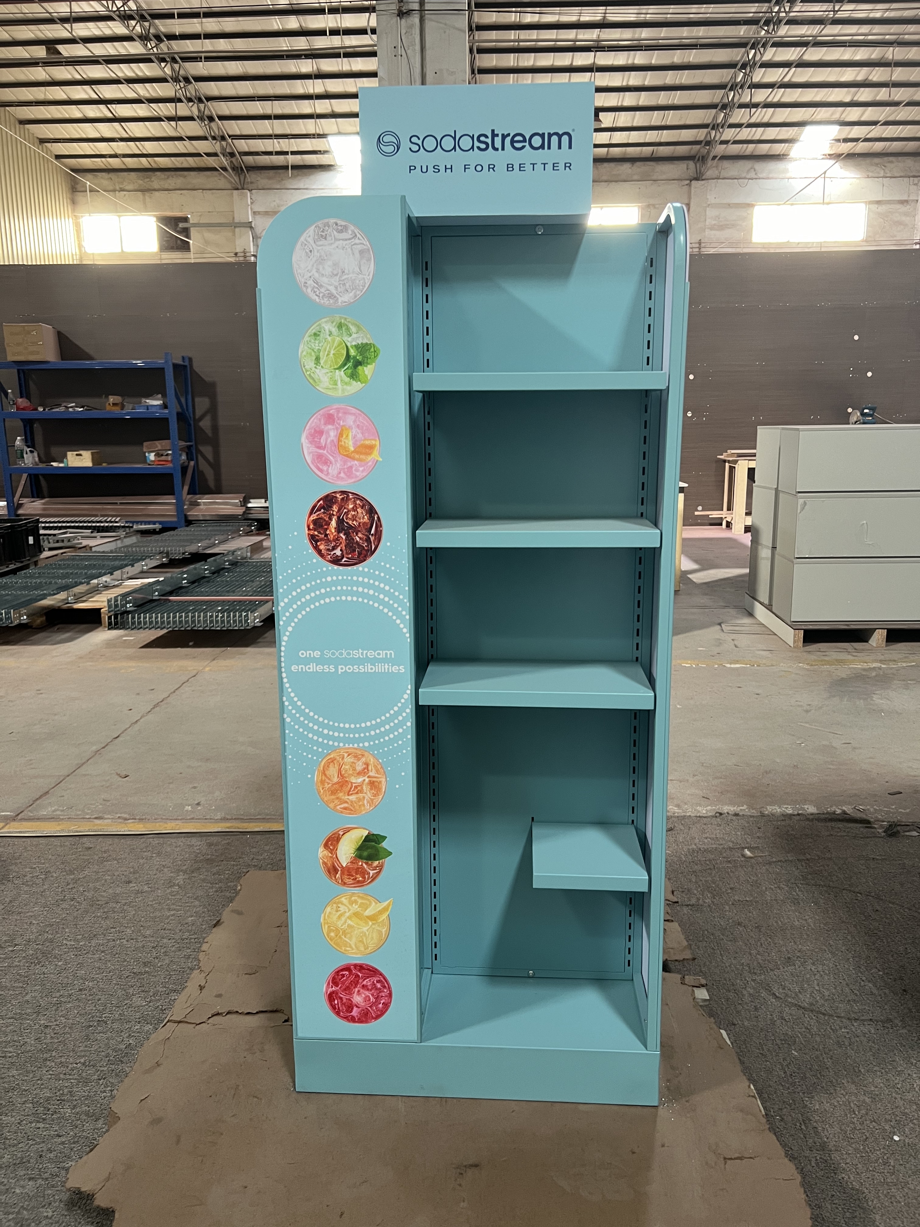 Large-Four Sided Displays
