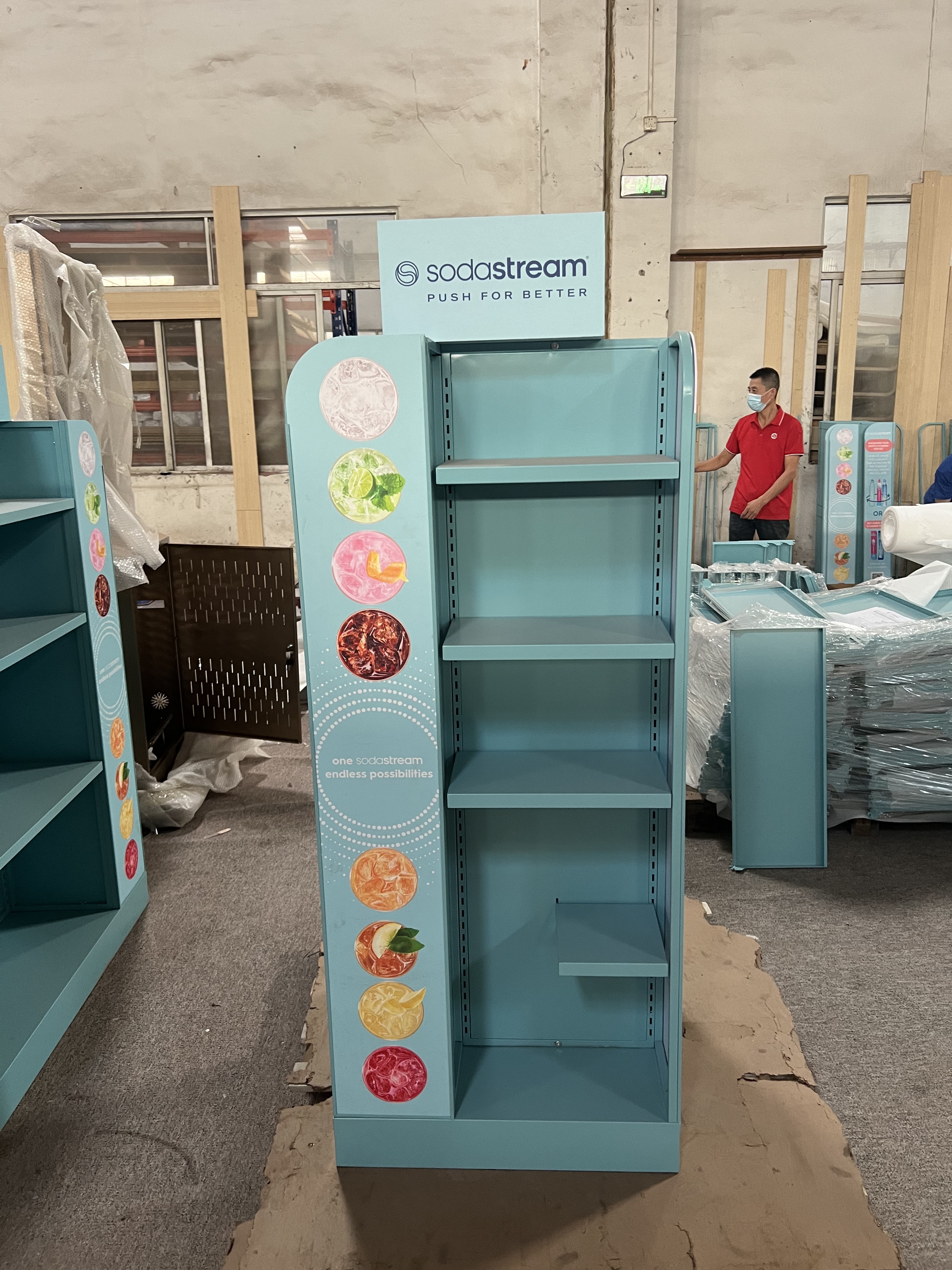 Small-Four Sided Displays