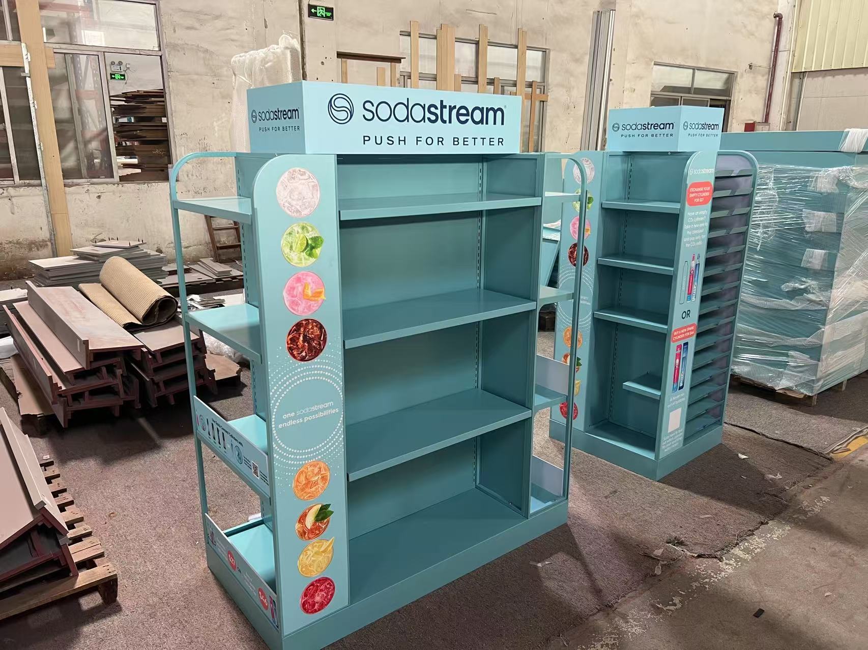 Large-Four Sided Displays