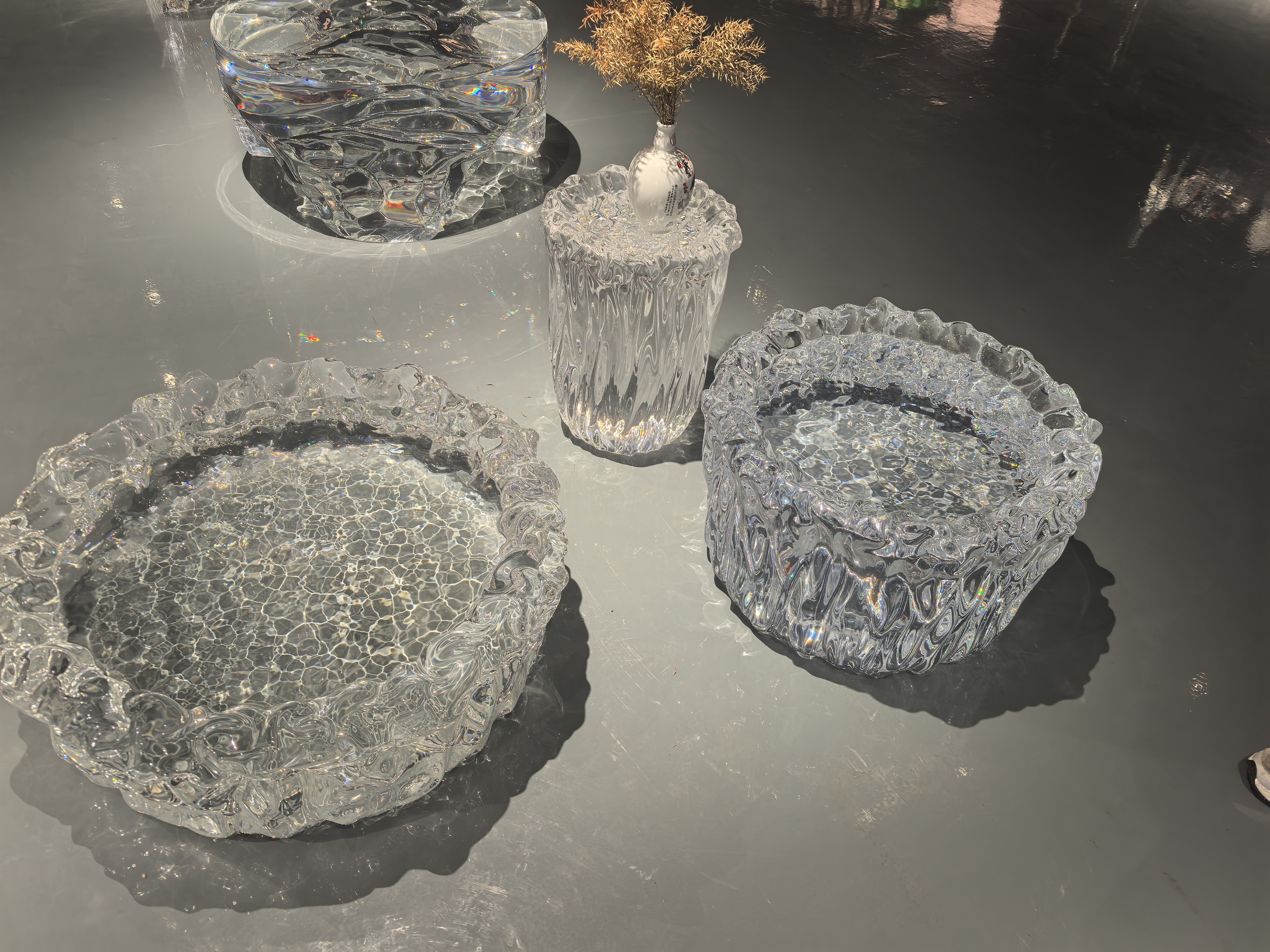 Tempered acrylic decorations