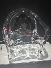 Tempered acrylic chair