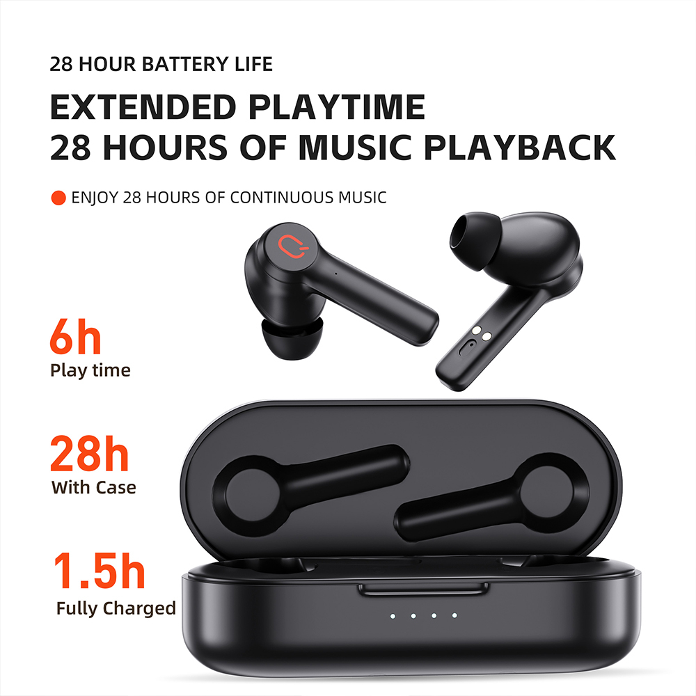QERE E20 TWS True Stereo Waterproof In Ear Headset Wireless Headphones Wireless Earphones Earbud