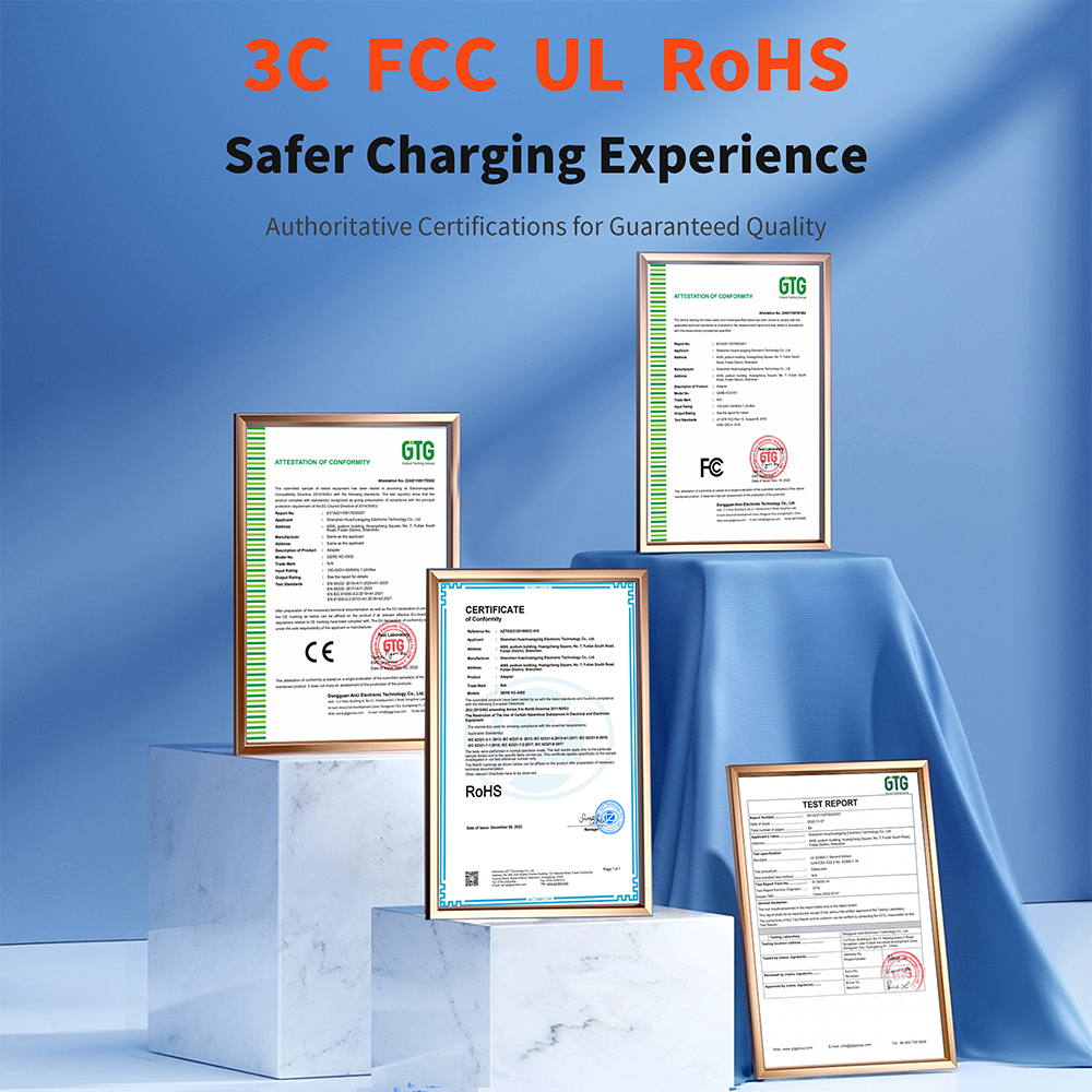 PD 30W GaN Phone Universal Adapters US Plug Safe Type C USB Intelligent Fast Charging Mini Portable Fast Charger