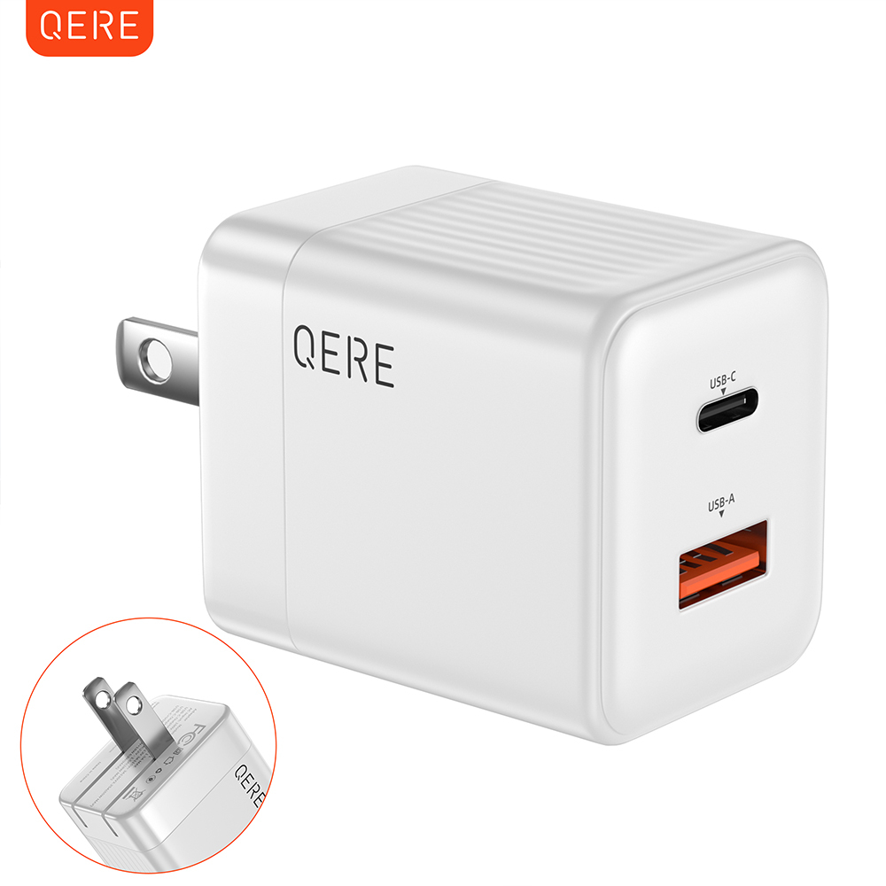 PD 30W GaN Phone Universal Adapters US Plug Safe Type C USB Intelligent Fast Charging Mini Portable Fast Charger