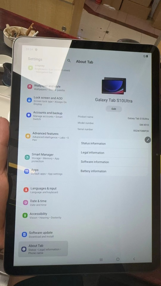 S10 Ultra Table