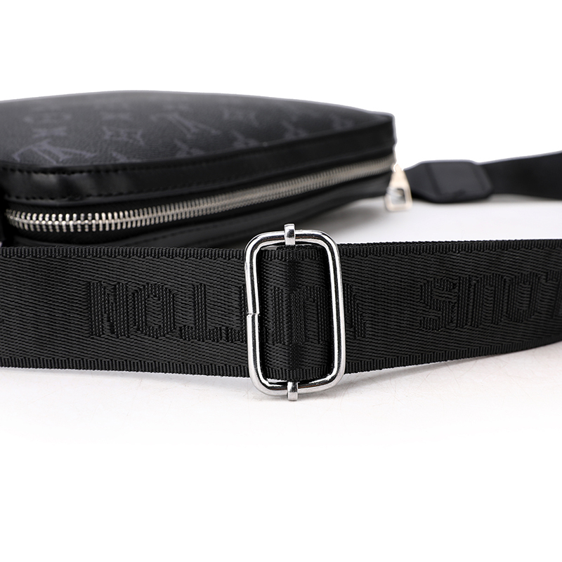 Men Bags White embossed three in one
