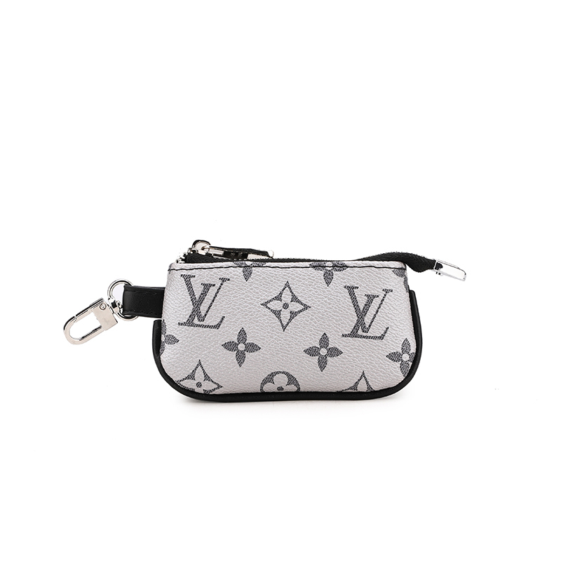 Men Bags LV White embossed three in one