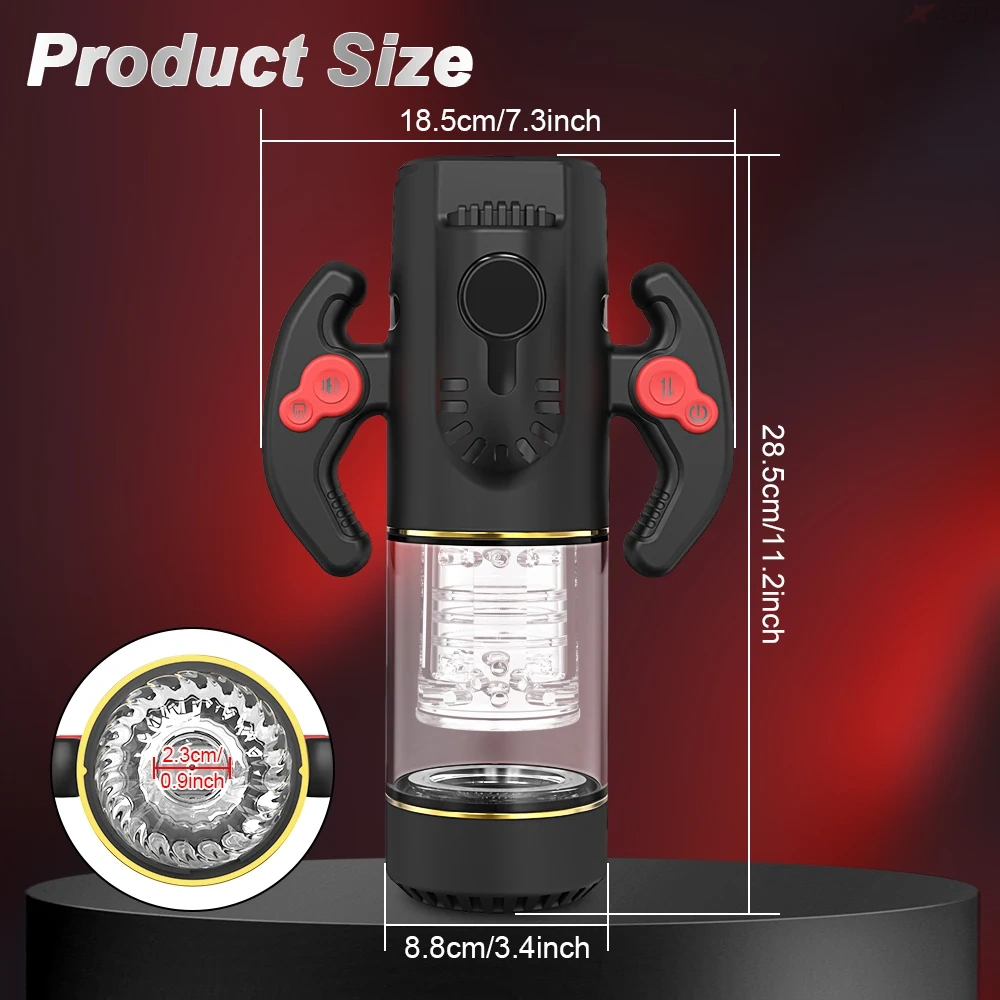 9 Modes Sucking Automatic Male Masturbator Cup for Men Thrusting Rotating Vibrator Pocket Pussy Penis Oral Sex Toys Machine
