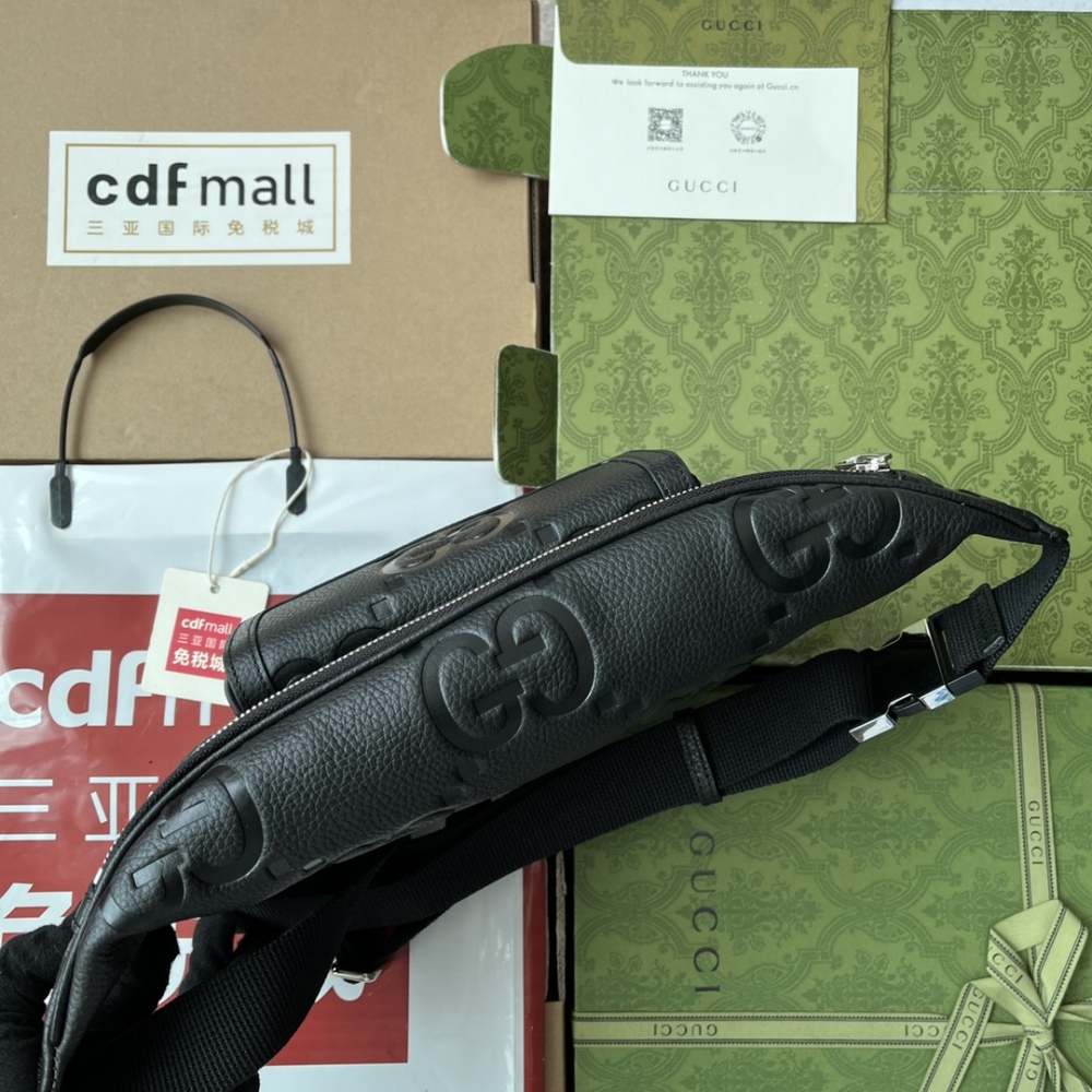 Double G pattern waist bag