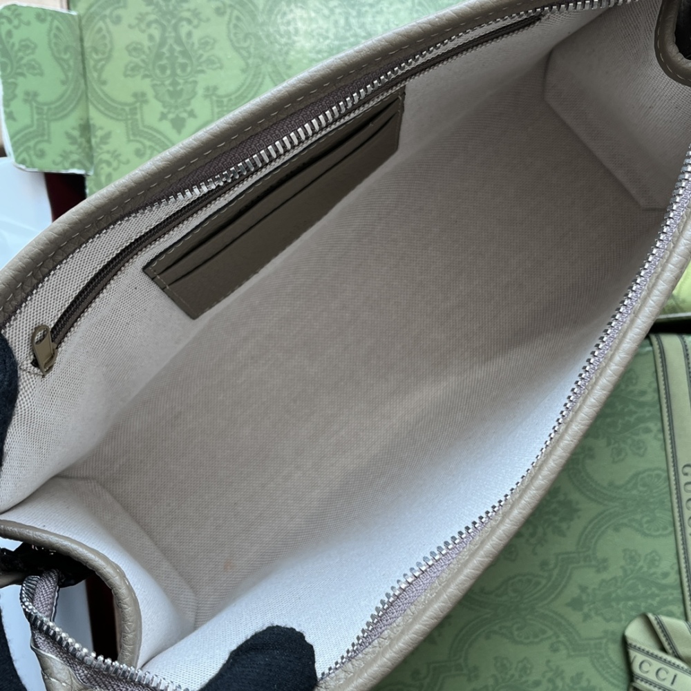 Printed embossed handbag
