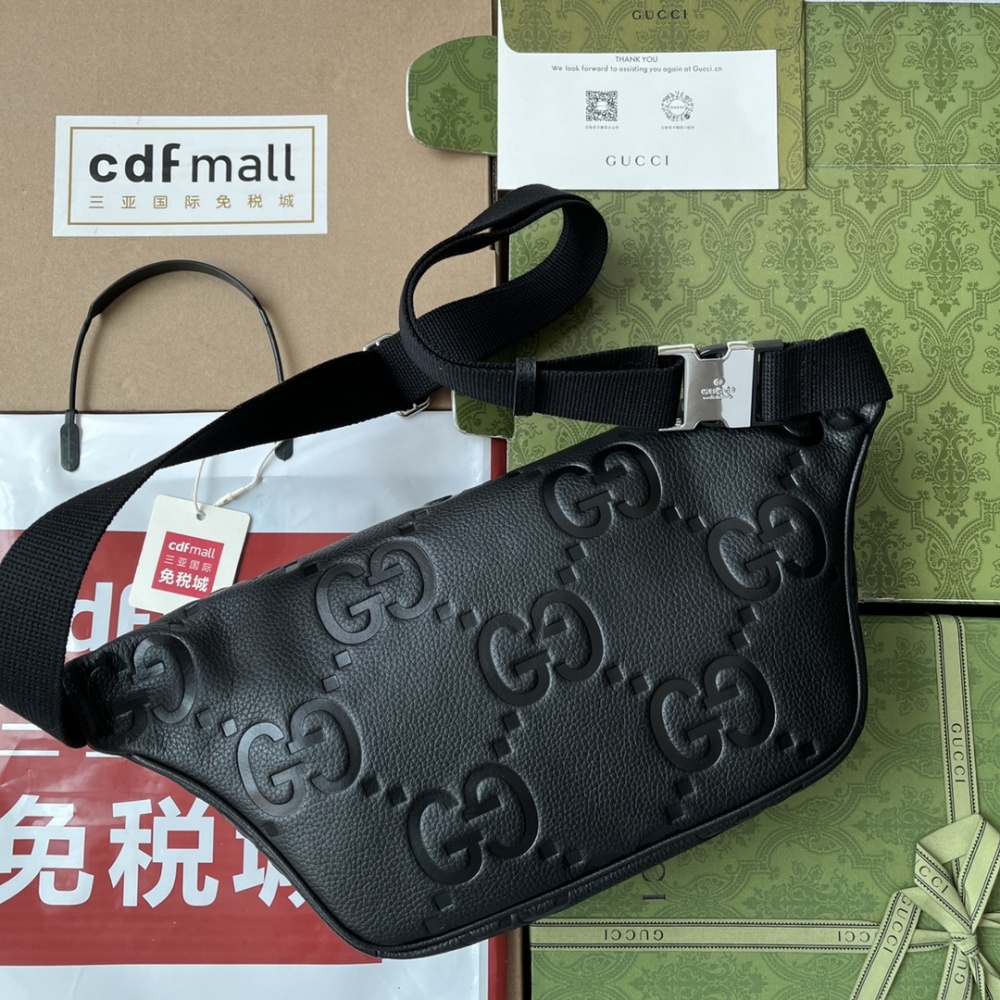Double G pattern waist bag