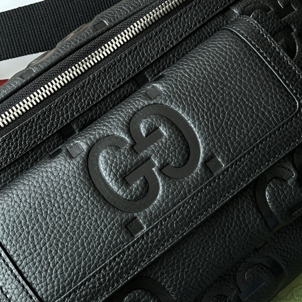 Double G pattern waist bag