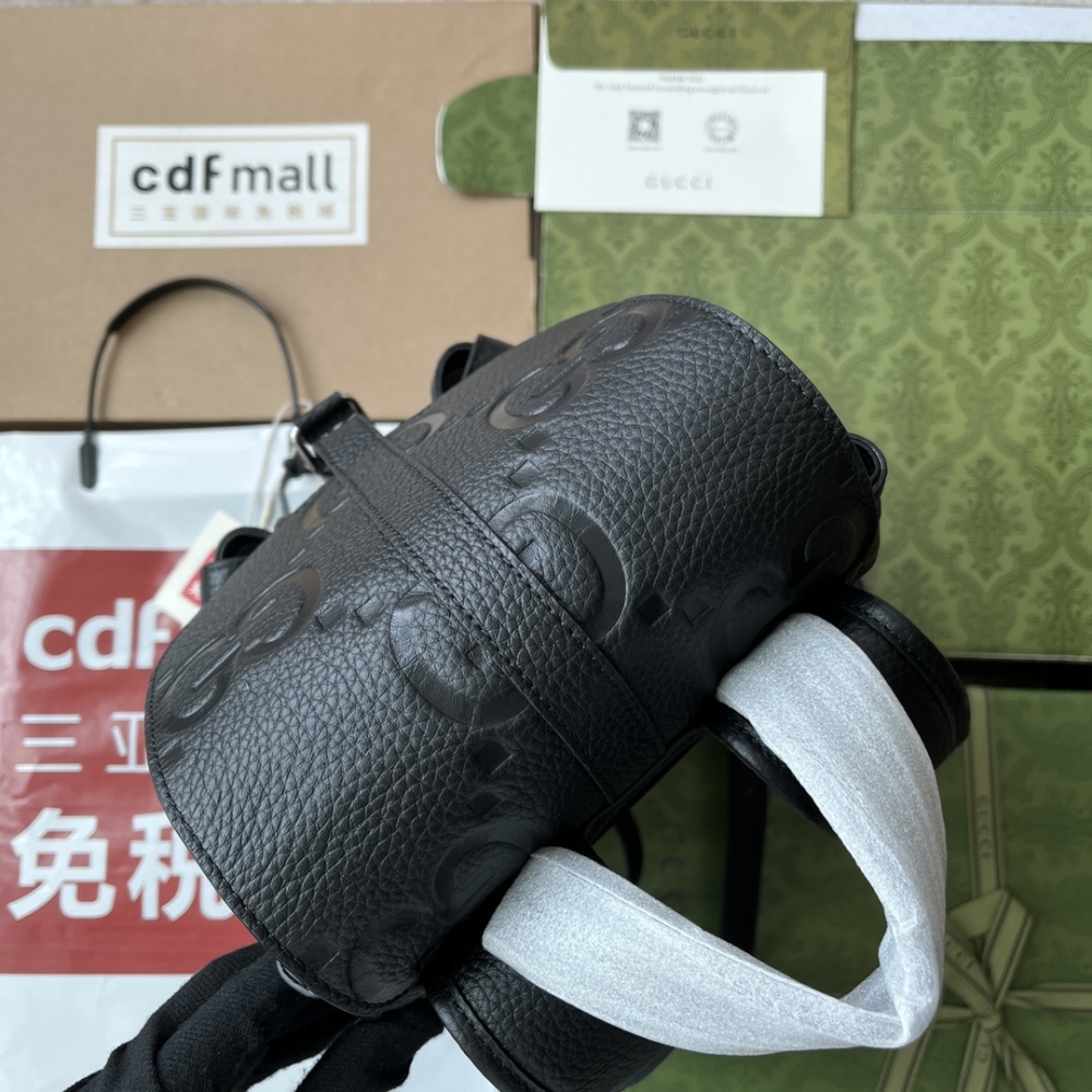 Double G pattern backpack