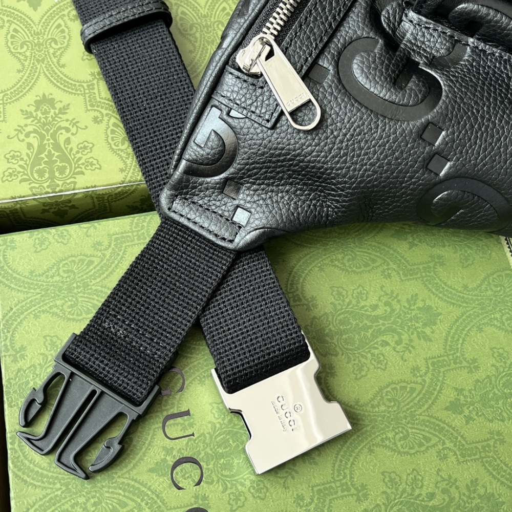 Double G pattern waist bag