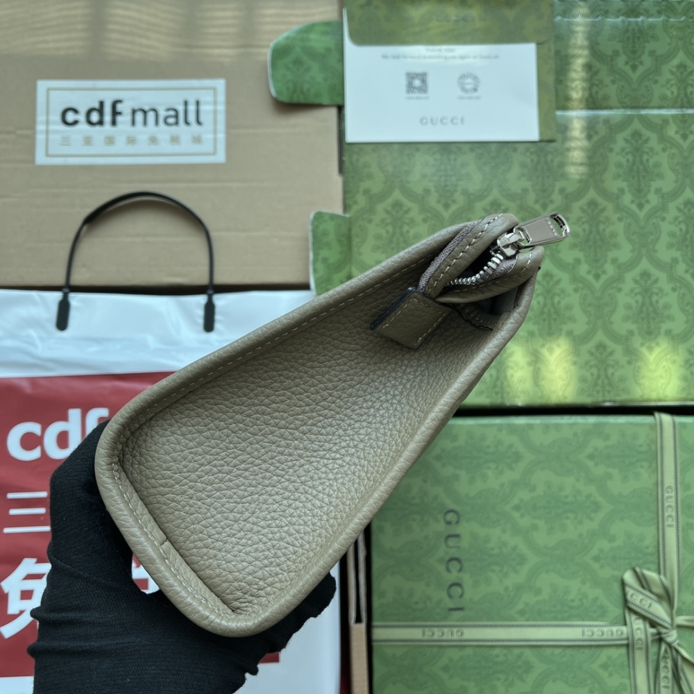 Printed embossed handbag