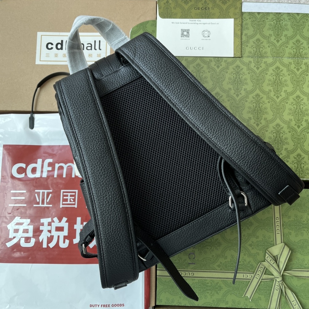 Double G pattern backpack