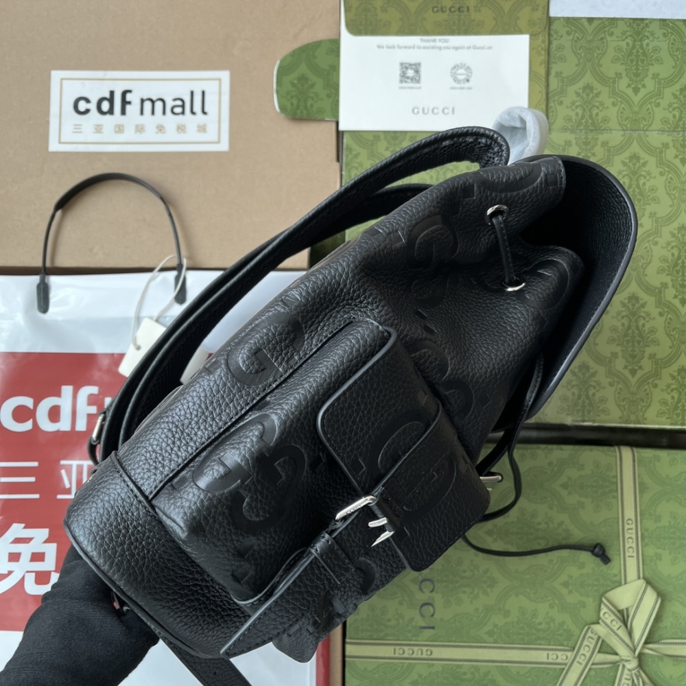 Double G pattern backpack