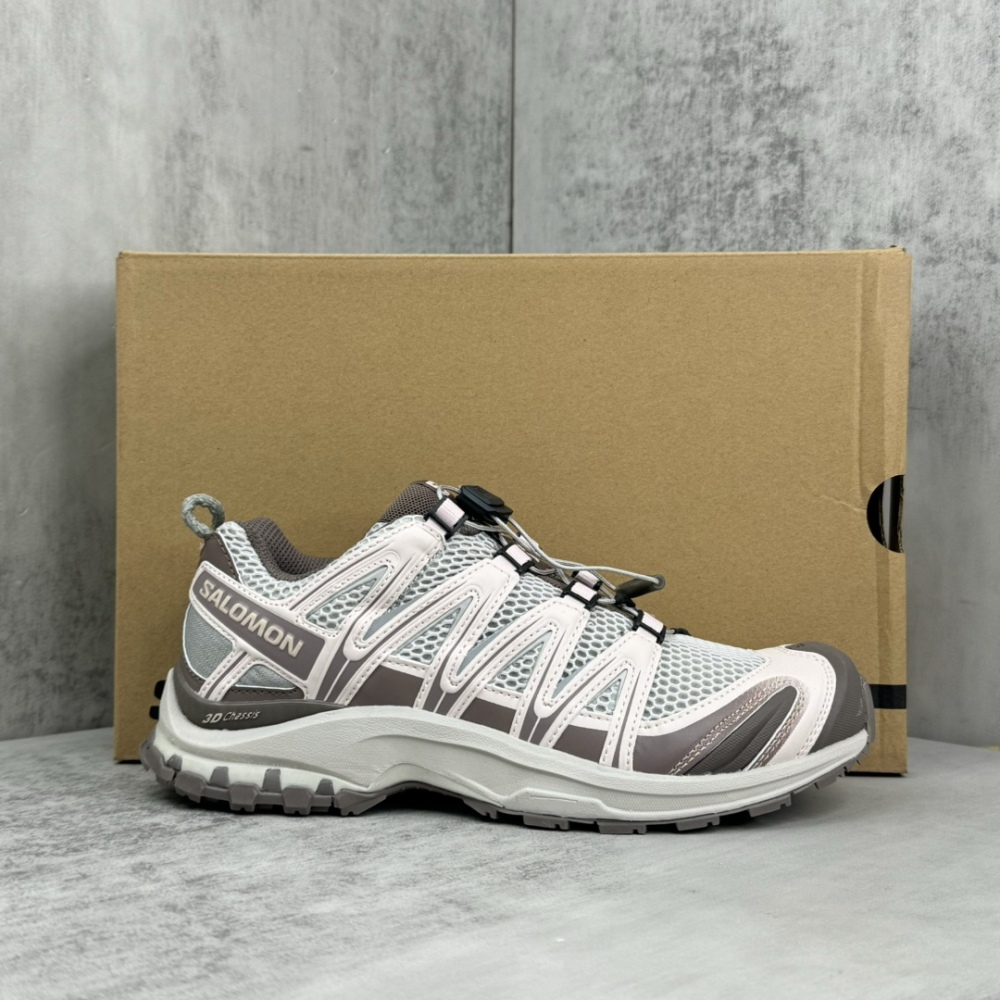 It is a pair of lightweight off-road running shoes,