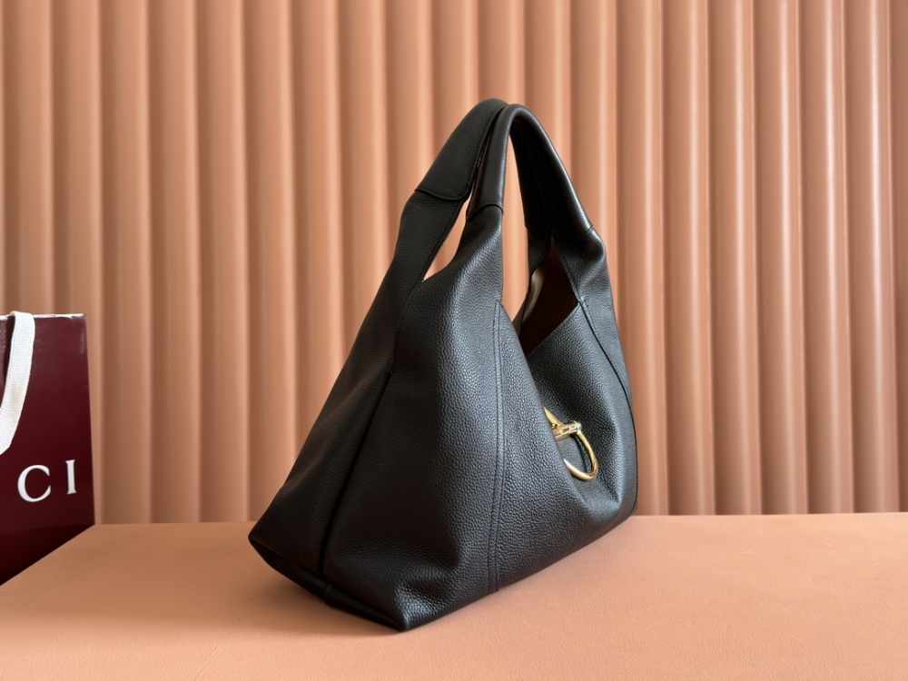 Large Half Horseneck Buckle Shoulder Backpack