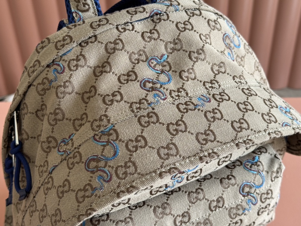 Snake print men's backpack